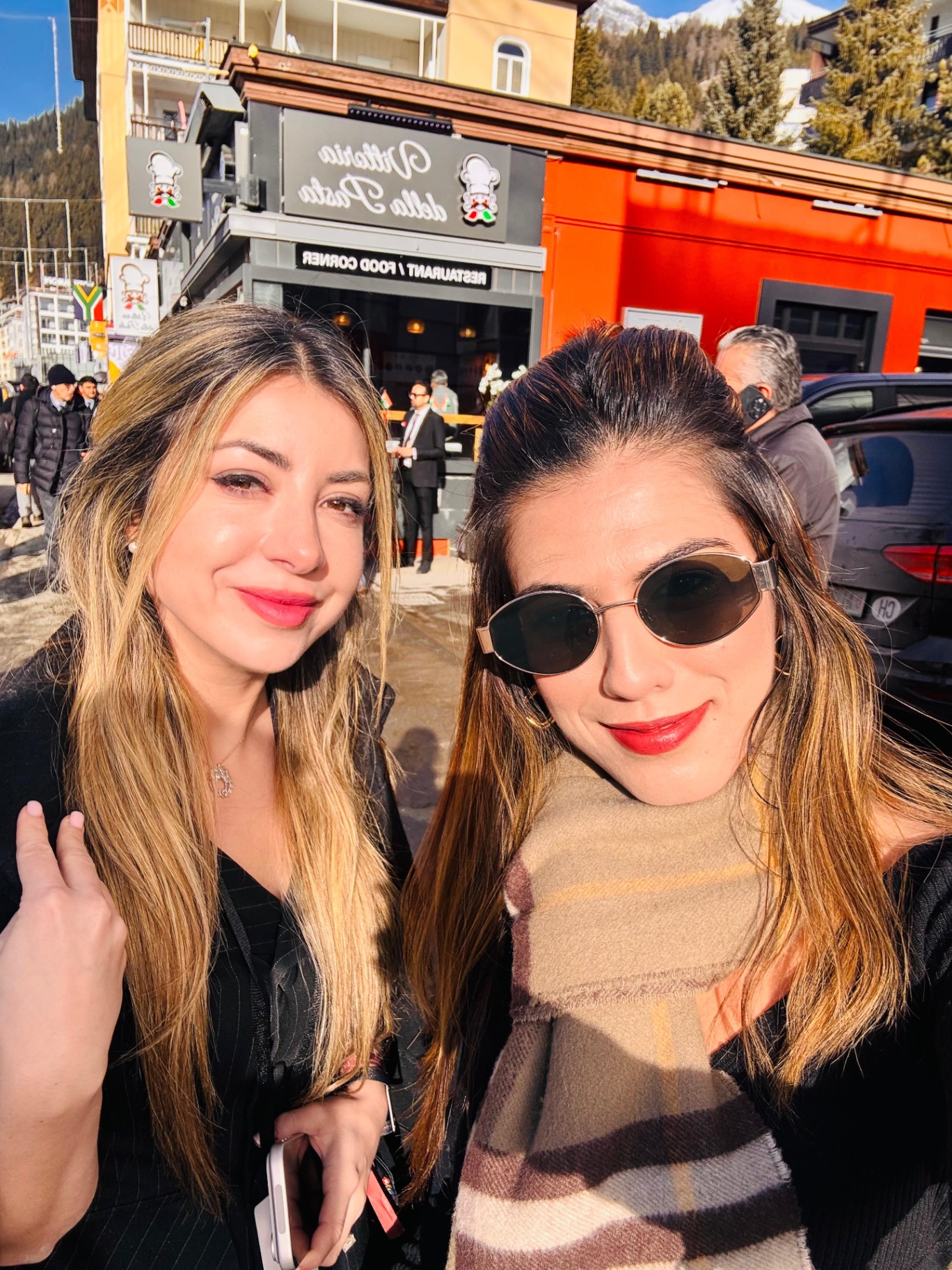 In the streets of Davos during WEF week